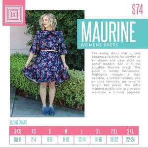XXS LuLaRoe Maurine Dress